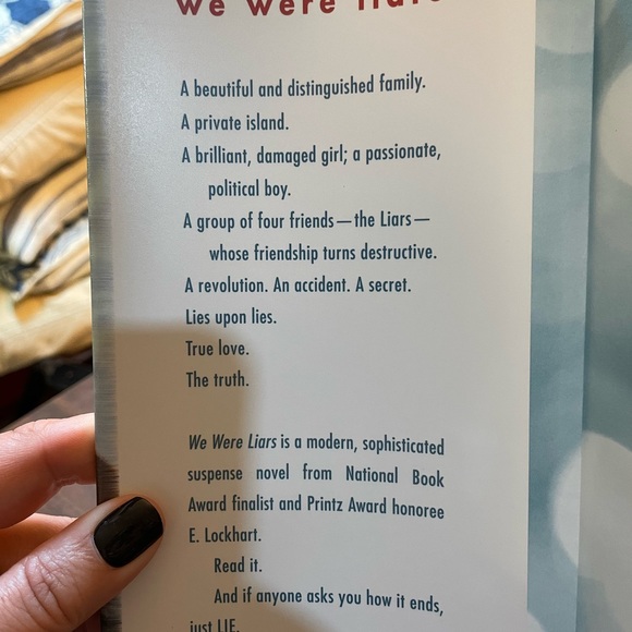 YA Author, E. Lockhart, “We Were Liars”, hardback - Picture 2 of 3